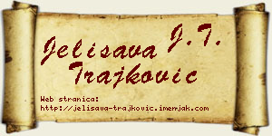 Jelisava Trajković vizit kartica